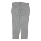 GAP Womens Cotton Blend Black Slim Tapered Trousers W32 L26 Patterned