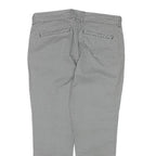 GAP Womens Cotton Blend Black Slim Tapered Trousers W32 L26 Patterned