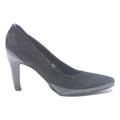 SALVATORE FERRAGAMO Womens Classic Court Shoes Black Polyester UK 6 Elegant
