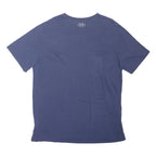 UNDER ARMOUR Mens Blue 2XL Graphic T-Shirt Short Sleeve Crew Neck Sportswear