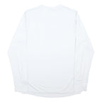 NIKE Mens White Liverpool FC AXA Long Sleeve Crew Neck T-Shirt S Sportswear