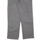 DICKIES Mens Cotton Blend Grey Regular Fit Straight Leg Trousers W34 L29