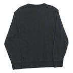 LEVI'S Mens Black Cotton Blend Sweatshirt S Crew Neck Casual Pullover