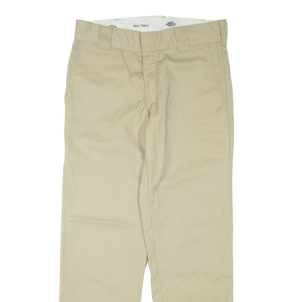 DICKIES Mens Trousers Beige Slim Tapered W30 L30