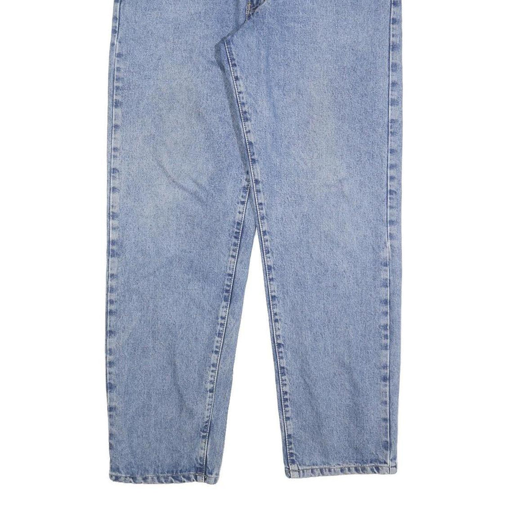 DKNY Mens Regular Fit Blue Denim Classic Jeans W34 L32 Zip Cotton Blend