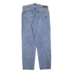 DKNY Mens Regular Fit Blue Denim Classic Jeans W34 L32 Zip Cotton Blend