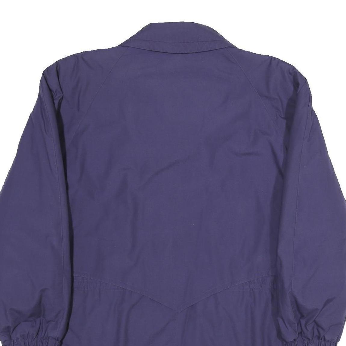 KARNER Womens Purple Zip Jacket XL Polyester Blend Classic Casual Outerwear