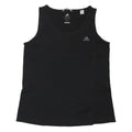 ADIDAS Womens Black Sleeveless Round Neck T-Shirt UK 16 Performance Jersey