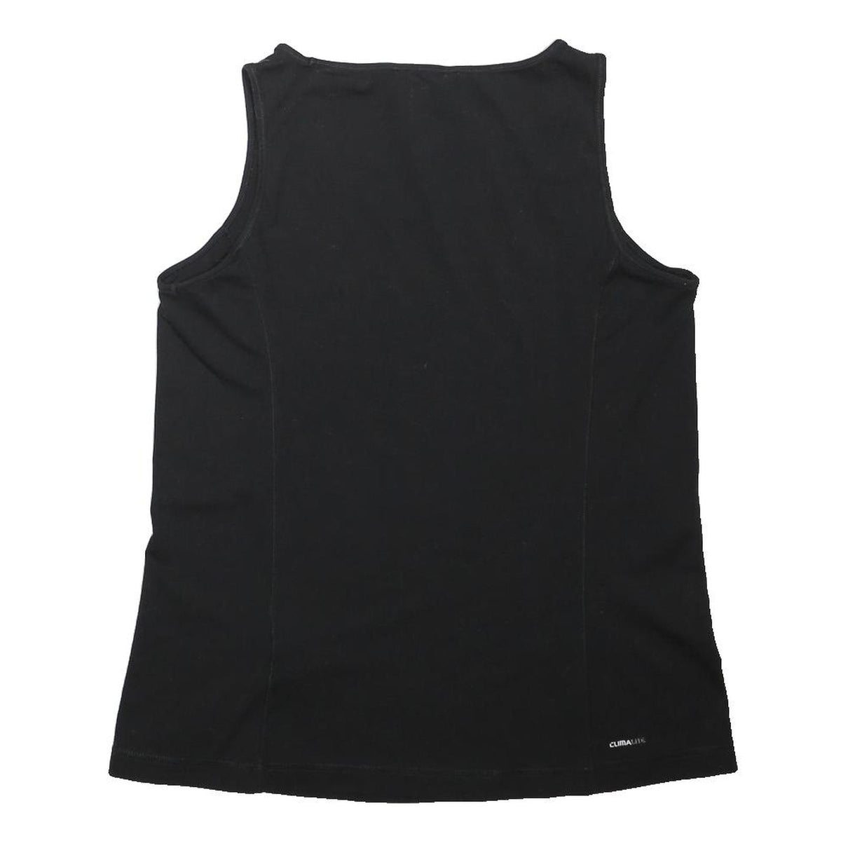 ADIDAS Womens Black Sleeveless Round Neck T-Shirt UK 16 Performance Jersey