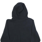 ADIDAS Womens Black Hoodie UK 22 Cotton Blend Casual Pullover Sweatshirt