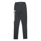 REEBOK Womens Leggings Black XS W22 L27 Slim Tapered Fit Training Leggings