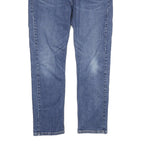 LEVI'S Mens Blue Regular Straight Denim Medium W36 L30 Zip Casual Jeans