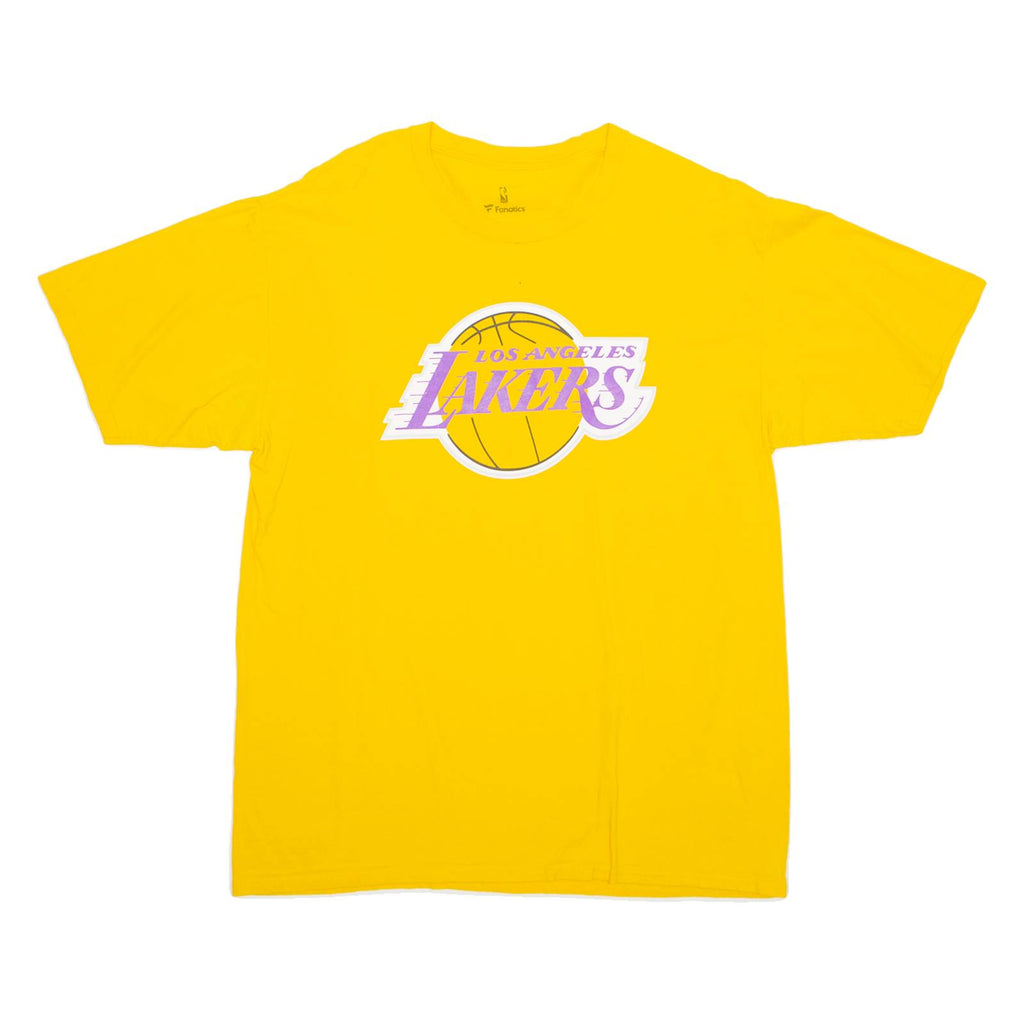 NBA Los Angeles Lakers '23 James Mens T-Shirt Yellow USA L