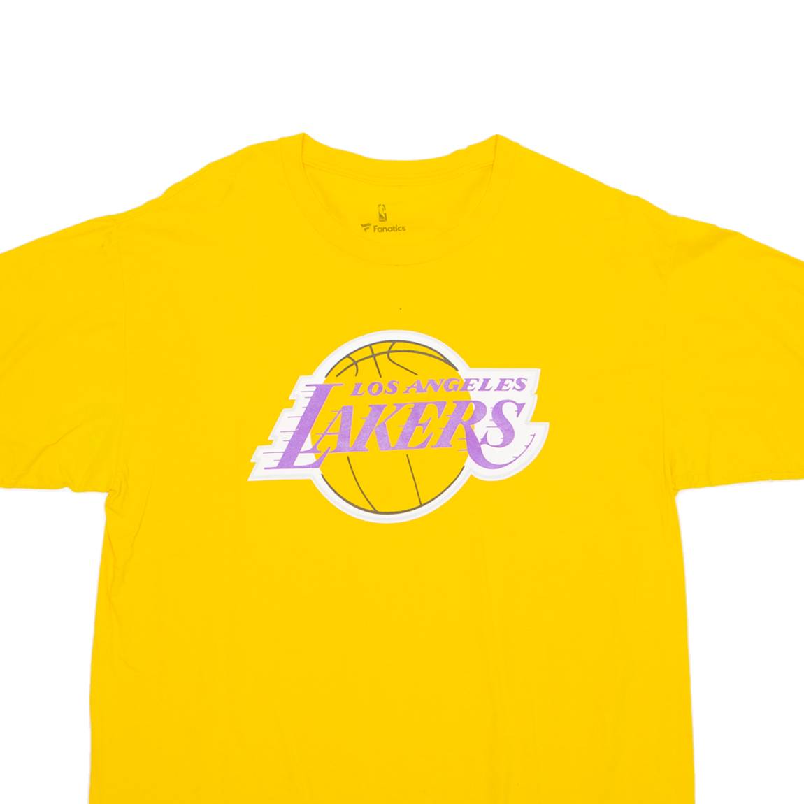 NBA Los Angeles Lakers '23 James Mens T-Shirt Yellow USA L