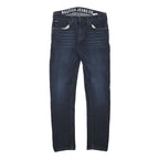 NAUTICA Womens Regular Fit Straight Dark Blue Denim Jeans W28 L27 Classic Cotton