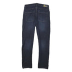 NAUTICA Womens Regular Fit Straight Dark Blue Denim Jeans W28 L27 Classic Cotton