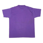 THE BEST Mens Purple Graphic T-Shirt XL Short Sleeve Crew Neck Casino Print