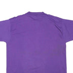 THE BEST Mens Purple Graphic T-Shirt XL Short Sleeve Crew Neck Casino Print
