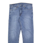 LEVI'S 505 Mens Jeans Blue Regular Straight Denim Medium W36 L32 Classic Style