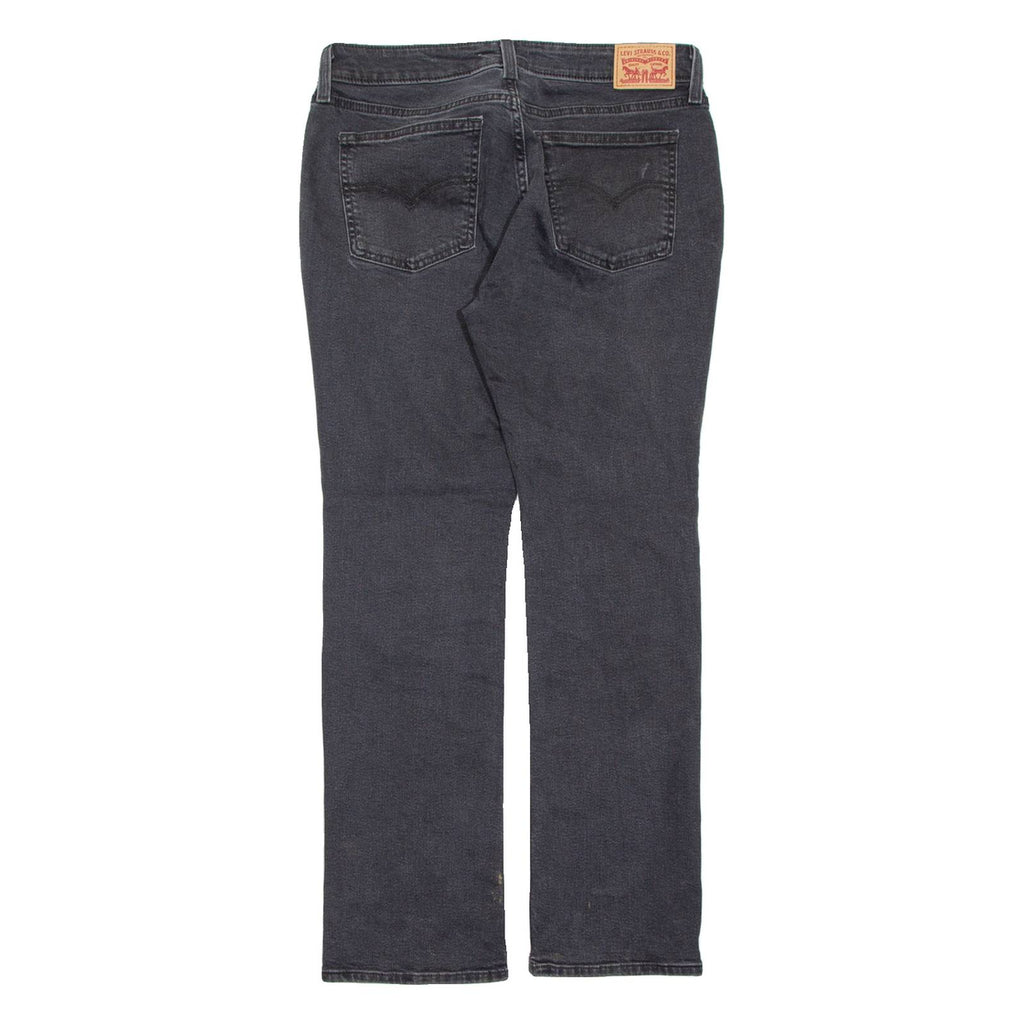 LEVI'S Superlow Womens Jeans Black Slim Bootcut Charcoal Wash W30 L30