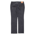 LEVI'S Superlow Womens Jeans Black Slim Bootcut Charcoal Wash W30 L30