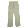SEE SEE Womens Cotton Khaki Regular Cargo Trousers W28 L30 Utility Casual