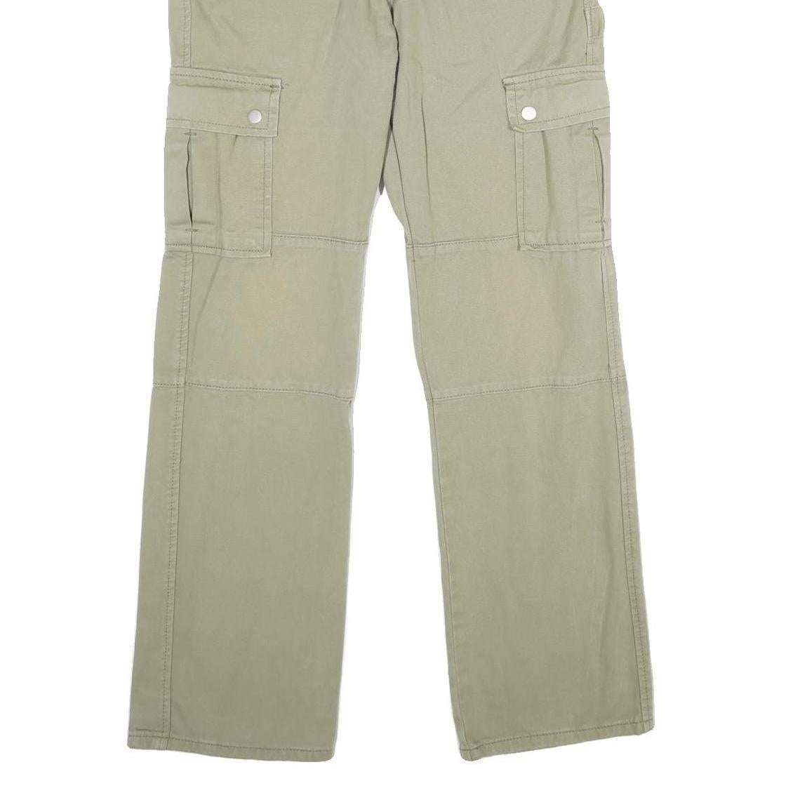 SEE SEE Womens Cotton Khaki Regular Cargo Trousers W28 L30 Utility Casual