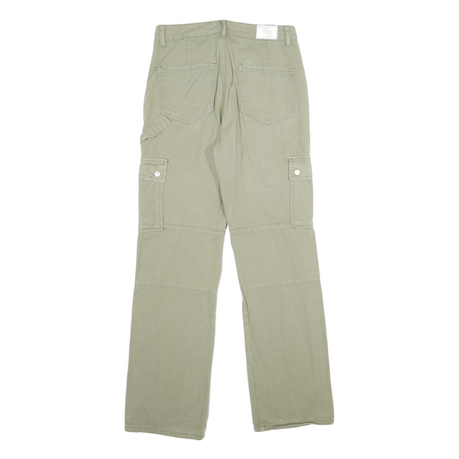 SEE SEE Womens Cotton Khaki Regular Cargo Trousers W28 L30 Utility Casual