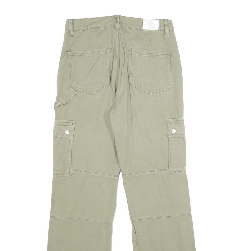 SEE SEE Womens Cotton Khaki Regular Cargo Trousers W28 L30 Utility Casual