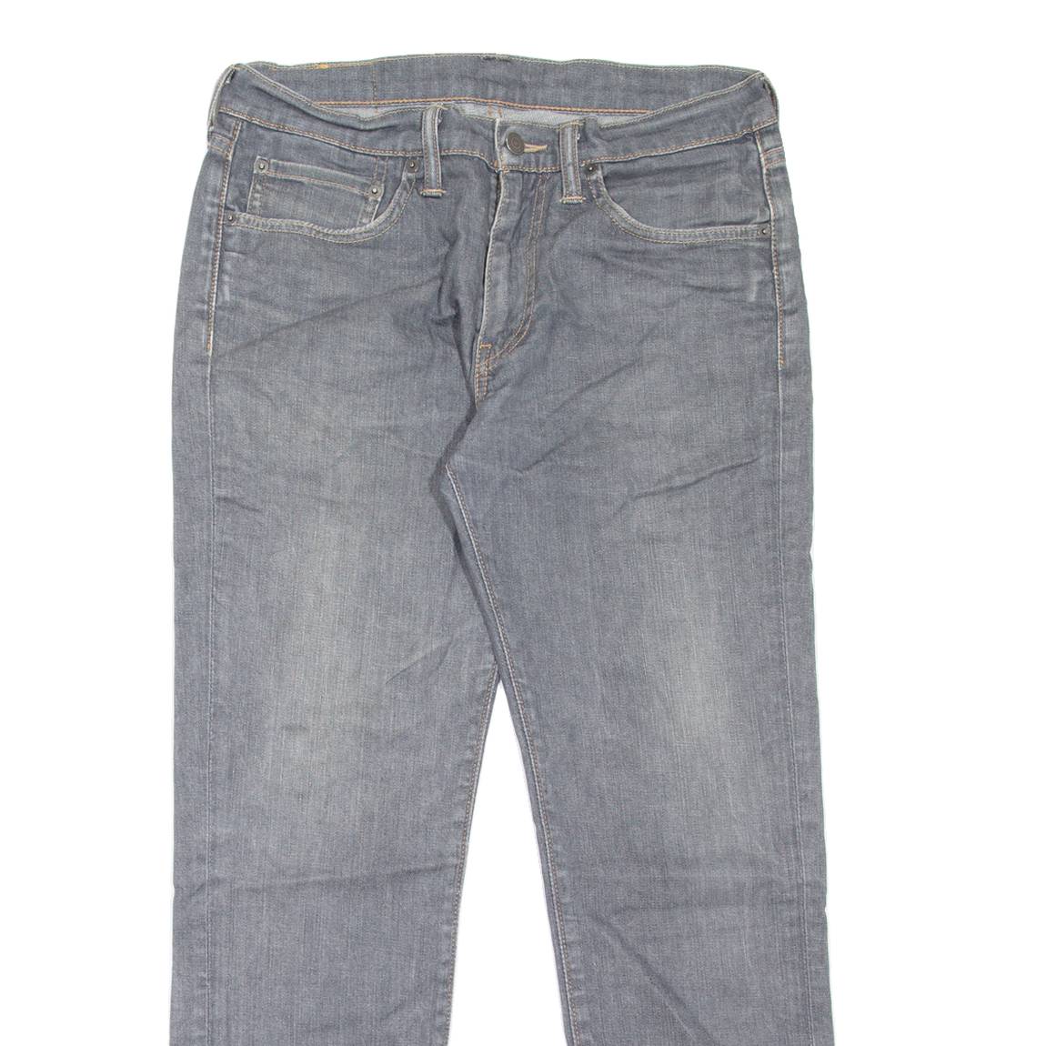 LEVI'S 511 Jeans Mens Grey Slim Straight W32 L27