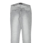 LEVI'S Womens Slim Grey Denim Jeans Zip W29 L29 Stylish Casual Wear