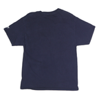 RUSSELL ATHLETIC Mens Navy Green Graphic T-Shirt L Short Sleeve Crew Neck Cotton