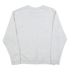 FILA Mens Grey Cotton Blend Crew Neck Sweatshirt XL Logo Print Casual Top