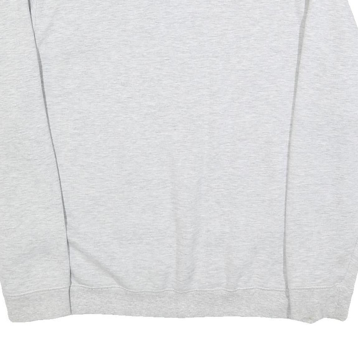 FILA Mens Grey Cotton Blend Crew Neck Sweatshirt XL Logo Print Casual Top