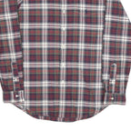 RALPH LAUREN Mens Red Green & White Check Shirt M Classic Cotton Blend Button