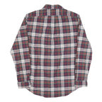 RALPH LAUREN Mens Red Green & White Check Shirt M Classic Cotton Blend Button