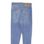 LEVI'S Womens Jeans Blue Slim Skinny Denim Medium W26 L26 Stretch Zip Fastening