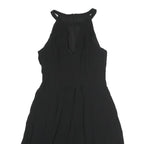 TED BAKER Womens Black Sleeveless Day Dress Polyester S Elegant UK S