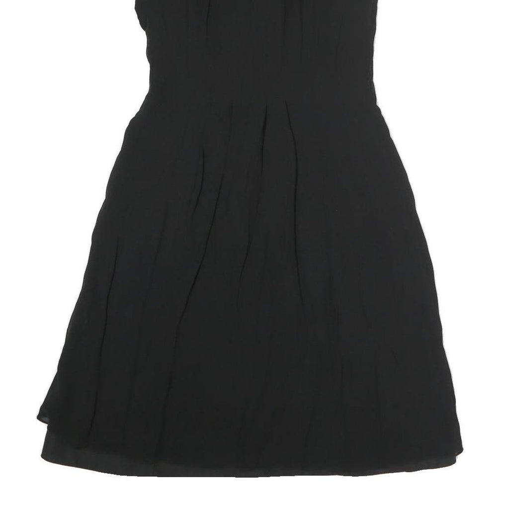 TED BAKER Womens Black Sleeveless Day Dress Polyester S Elegant UK S