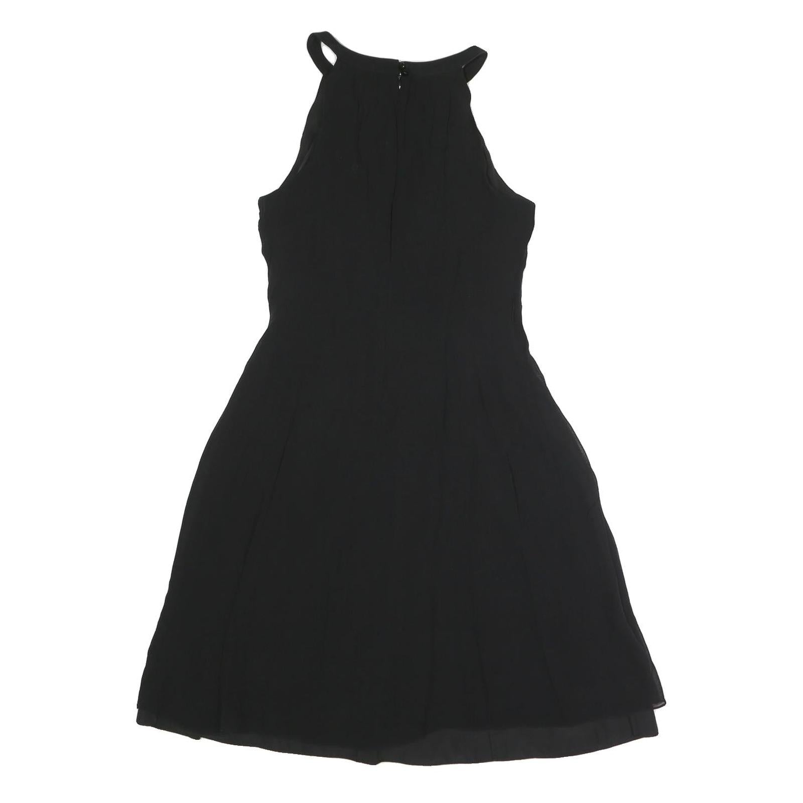 TED BAKER Womens Black Sleeveless Day Dress Polyester S Elegant UK S