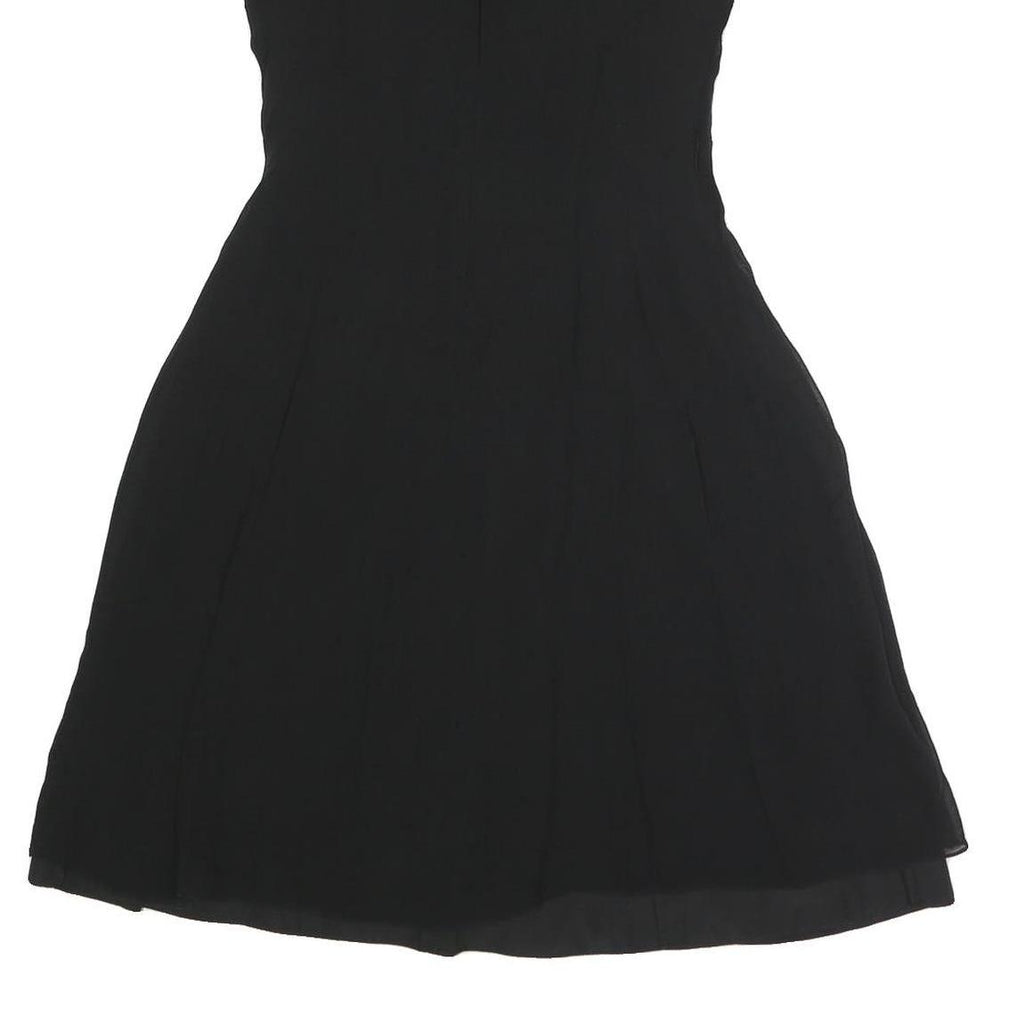 TED BAKER Womens Black Sleeveless Day Dress Polyester S Elegant UK S