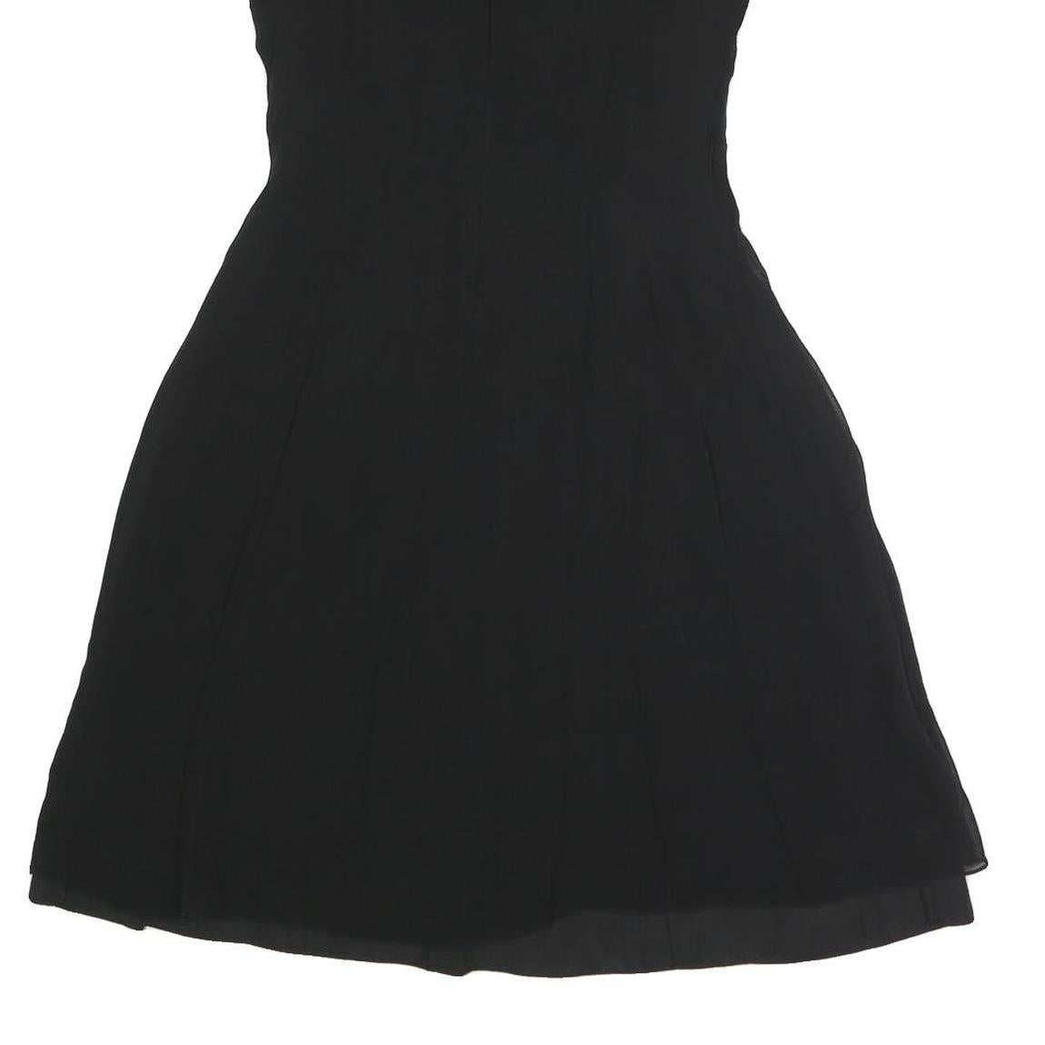 TED BAKER Womens Black Sleeveless Day Dress Polyester S Elegant UK S