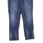 7 FOR ALL MANKIND Womens Regular Fit Blue Denim Jeans W32 L26 Stylish Comfort
