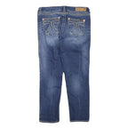 7 FOR ALL MANKIND Womens Regular Fit Blue Denim Jeans W32 L26 Stylish Comfort