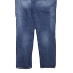 7 FOR ALL MANKIND Womens Regular Fit Blue Denim Jeans W32 L26 Stylish Comfort