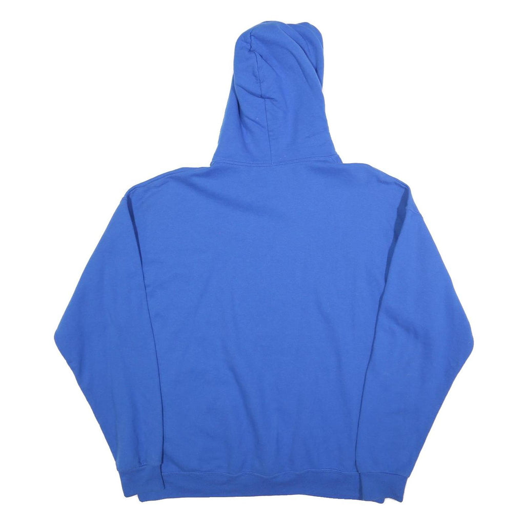 JERZEES Mens Blue Western Rome Stars Hoodie XL Cotton Blend Casual Pullover