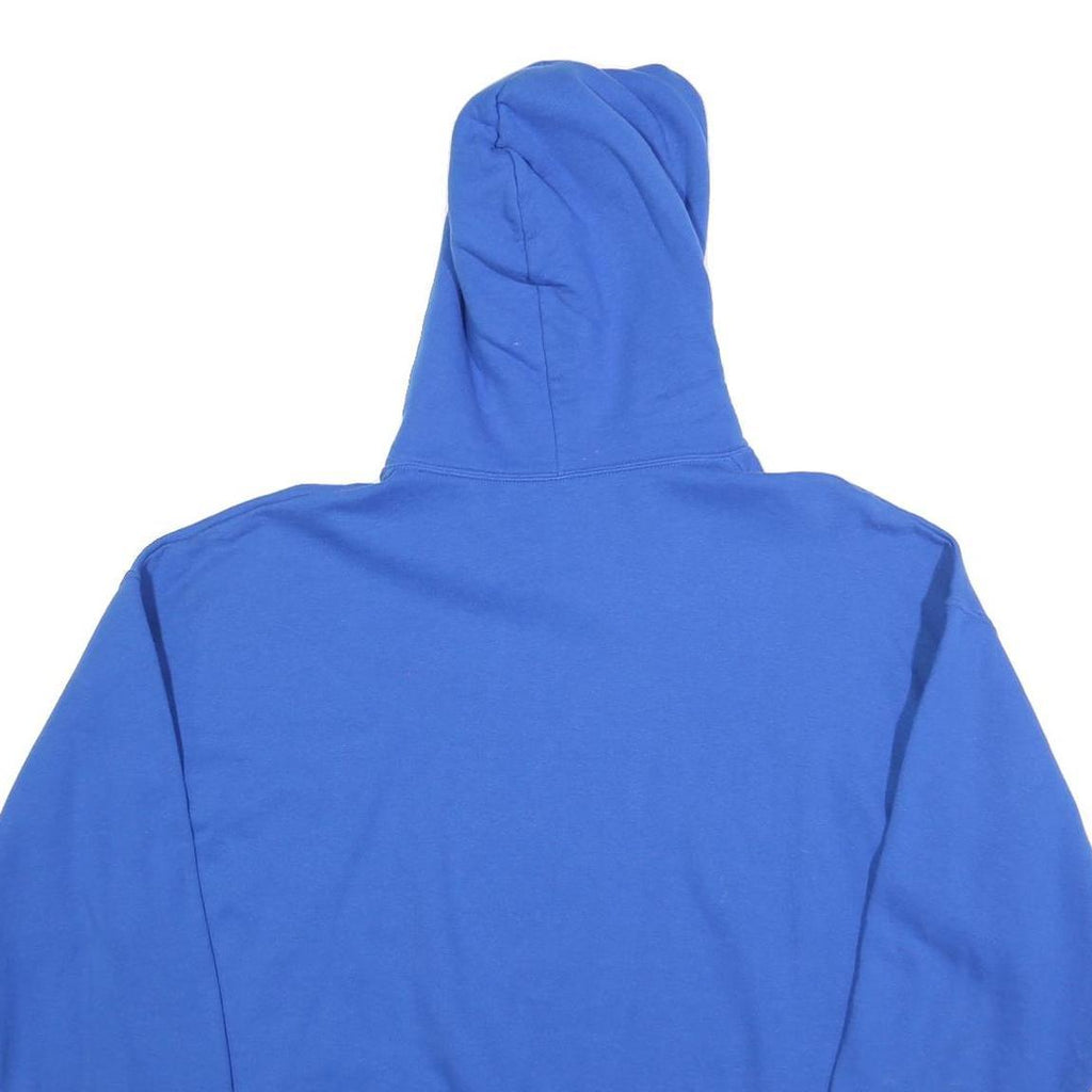 JERZEES Mens Blue Western Rome Stars Hoodie XL Cotton Blend Casual Pullover