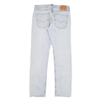 LEVI'S 514 Mens Jeans Light Blue Slim Straight Denim W31 L32 Classic Cotton