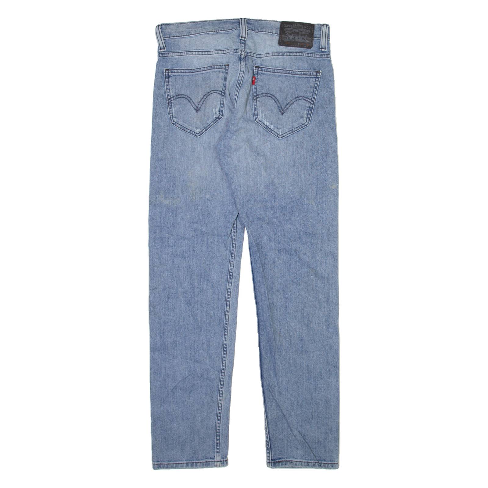LEVI'S 521 Jeans Mens Blue Regular Straight Stone Wash W31 L31