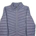 FILA Womens Blue Jacket S Polyester Puffer Quilted Zip Sportswear Casual